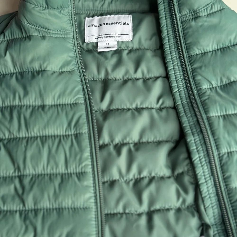 Zara Kids Puffer Jacket Vest Beige, Pink, Green 2T-4T Waterproof Lottie Girl’s - Picture 16 of 16